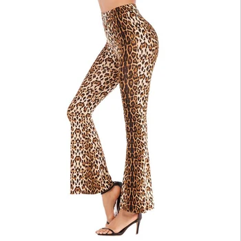 Ženy Leopard Tlač Obličkového Nohavice legíny 2022 Jeseň Zima Vysoký Pás Ženy Dlhé Nohavice, Sexy Bodycon Nohavice Klub Nohavice Žena
